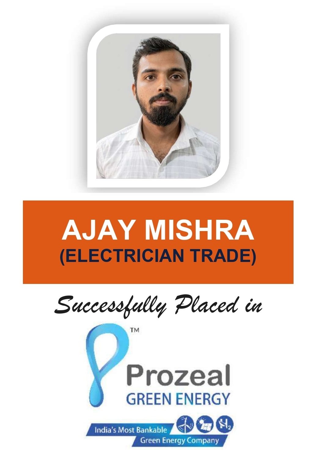 ADARSH PRIVATE ITI successful student