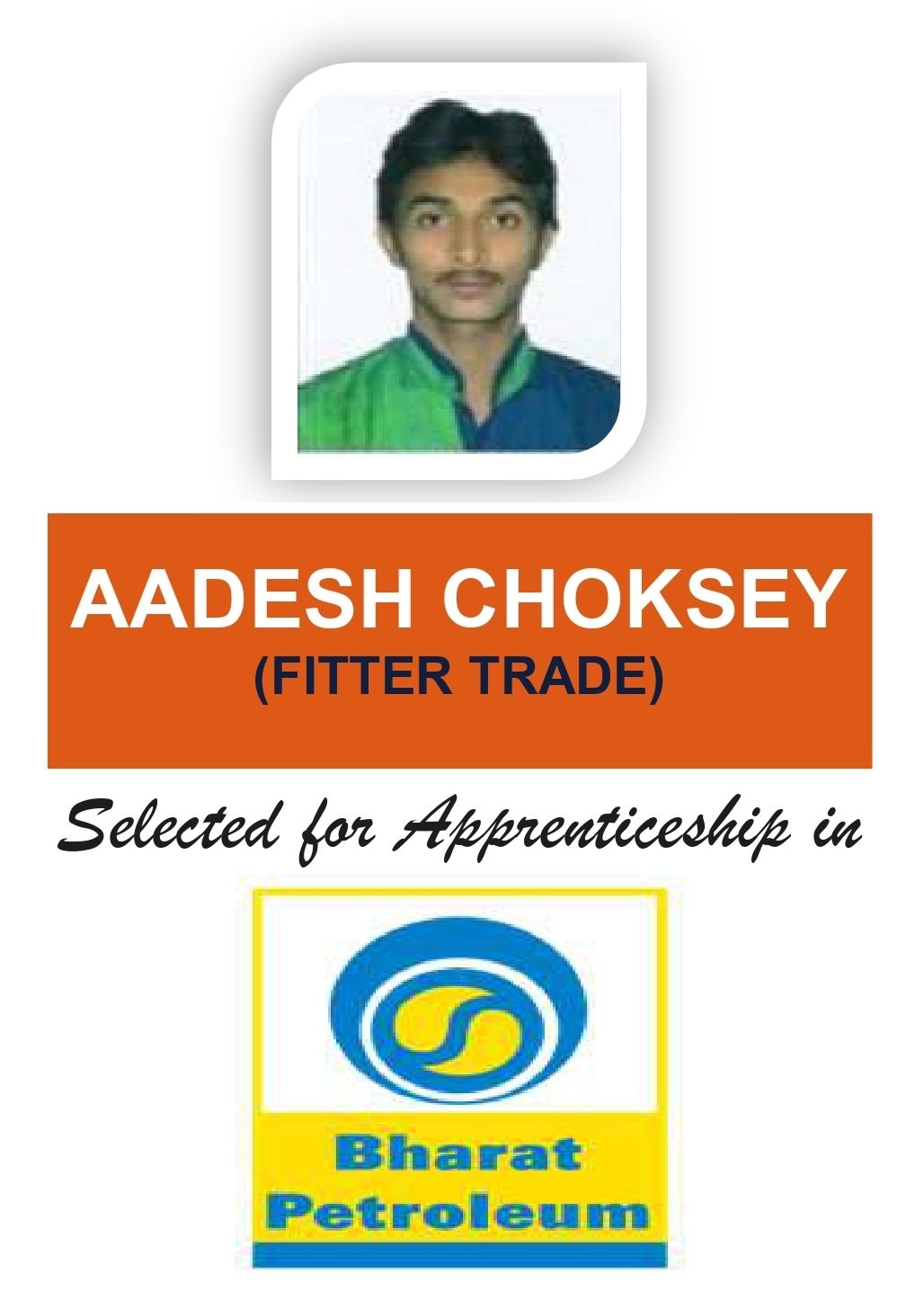 ADARSH PRIVATE ITI successful student